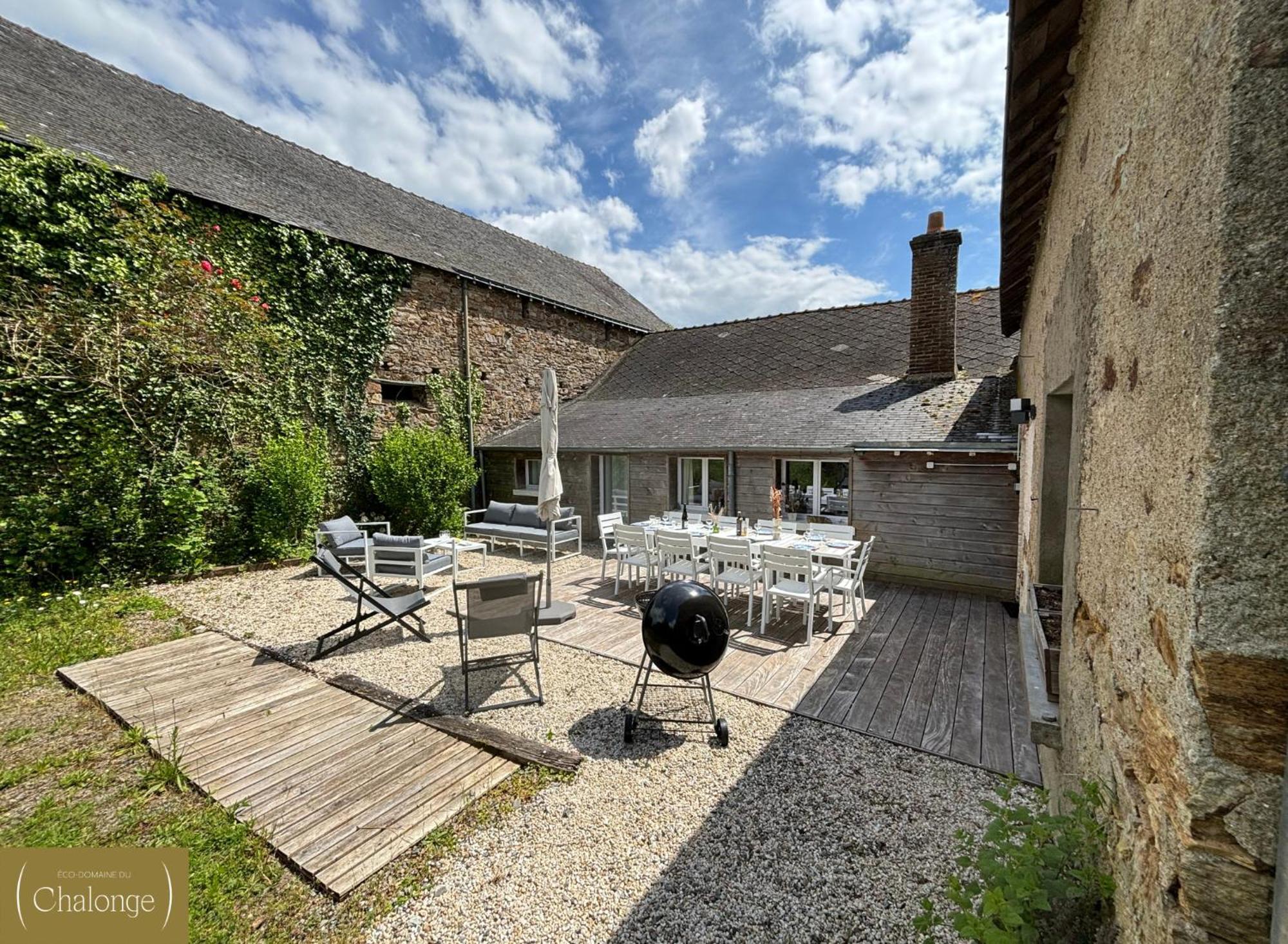L'Eco-Domaine Du Chalonge Hotel Heric ภายนอก รูปภาพ