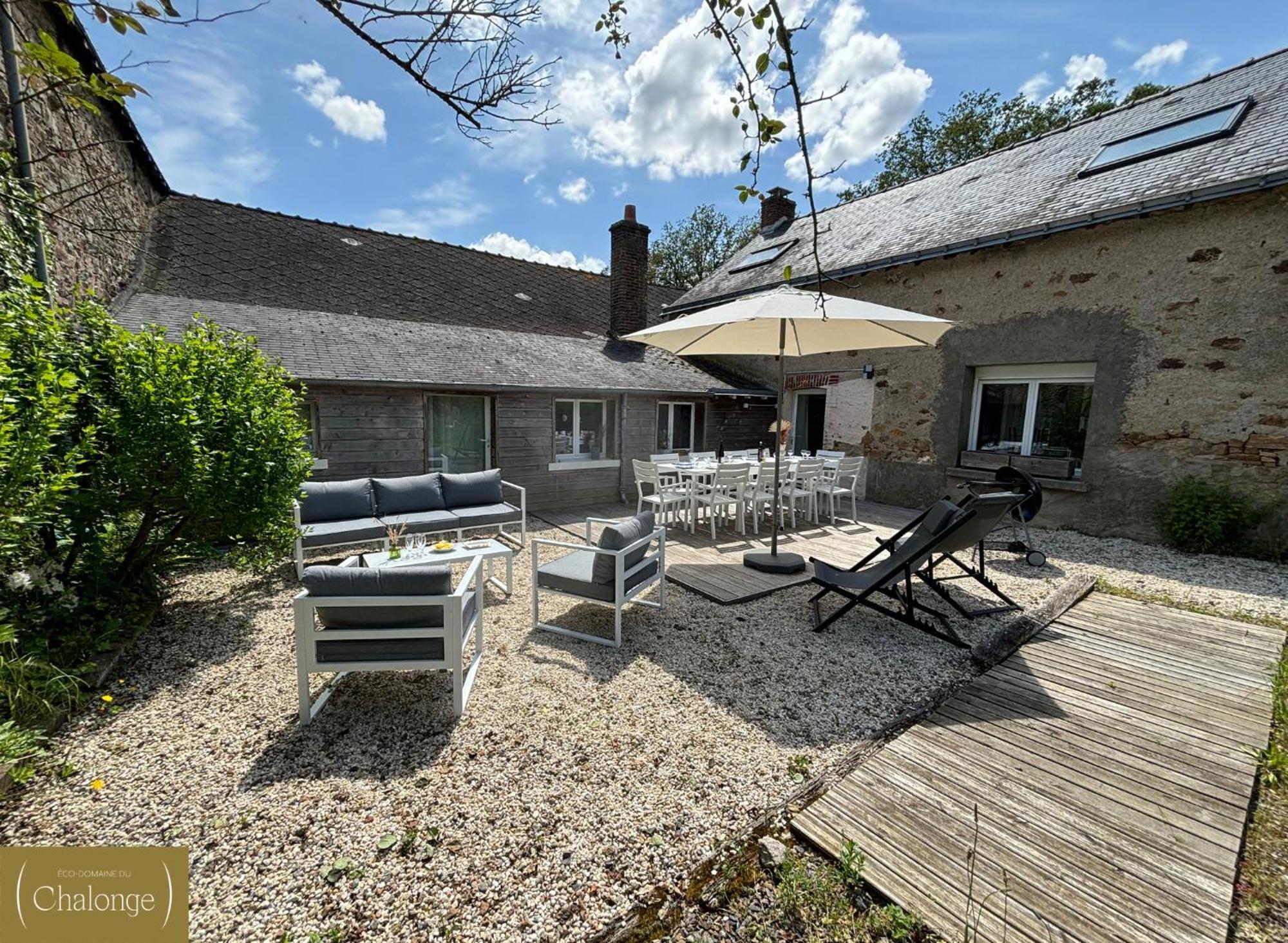 L'Eco-Domaine Du Chalonge Hotel Heric ภายนอก รูปภาพ